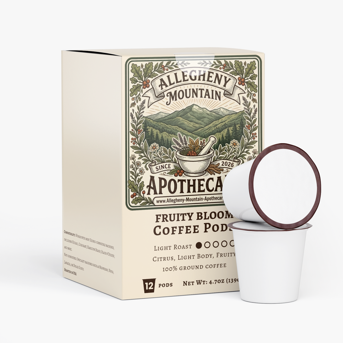 Fruity Bloom Coffee Pods (Light Roast)