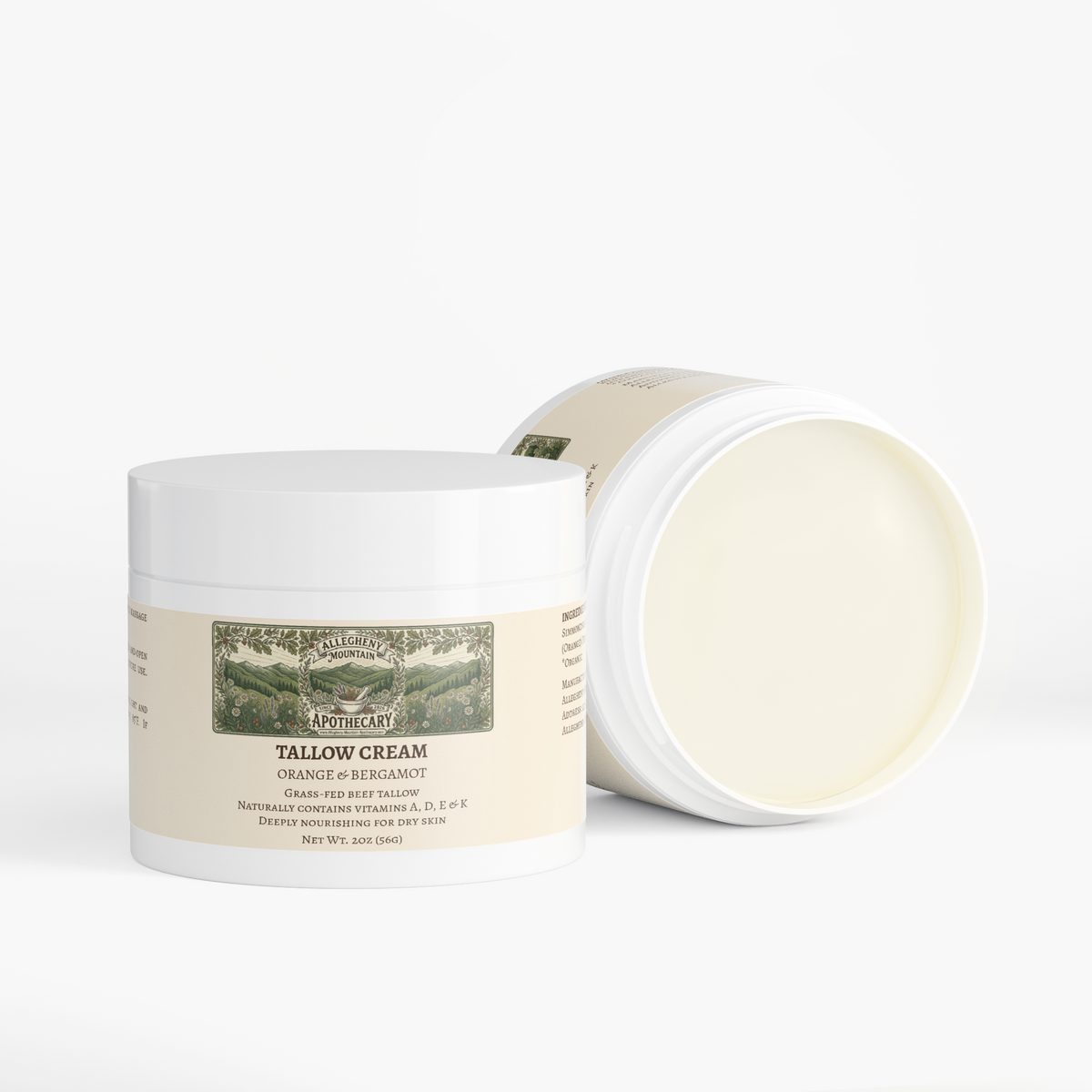 Tallow Cream Orange & Bergamot