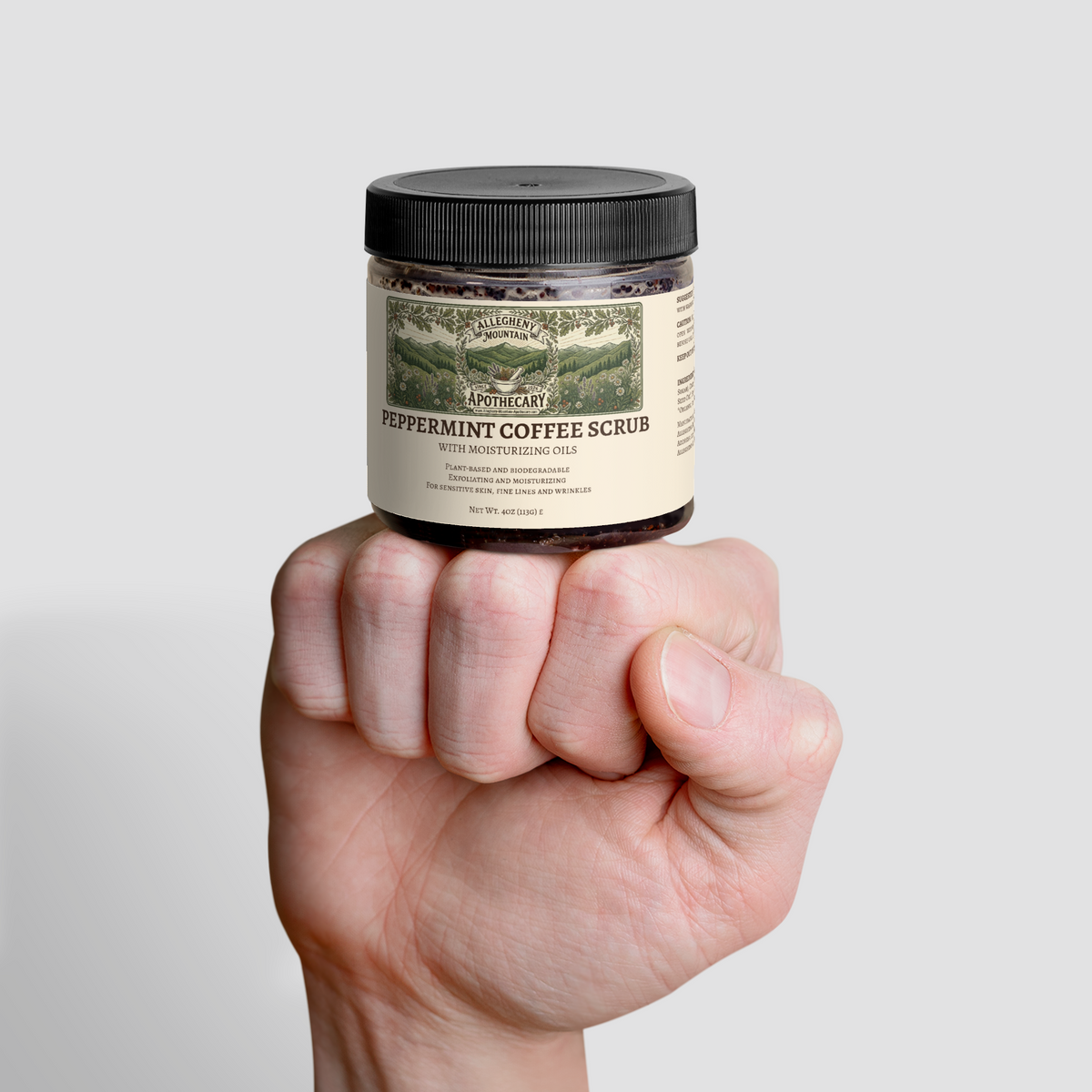 Peppermint Coffee Scrub