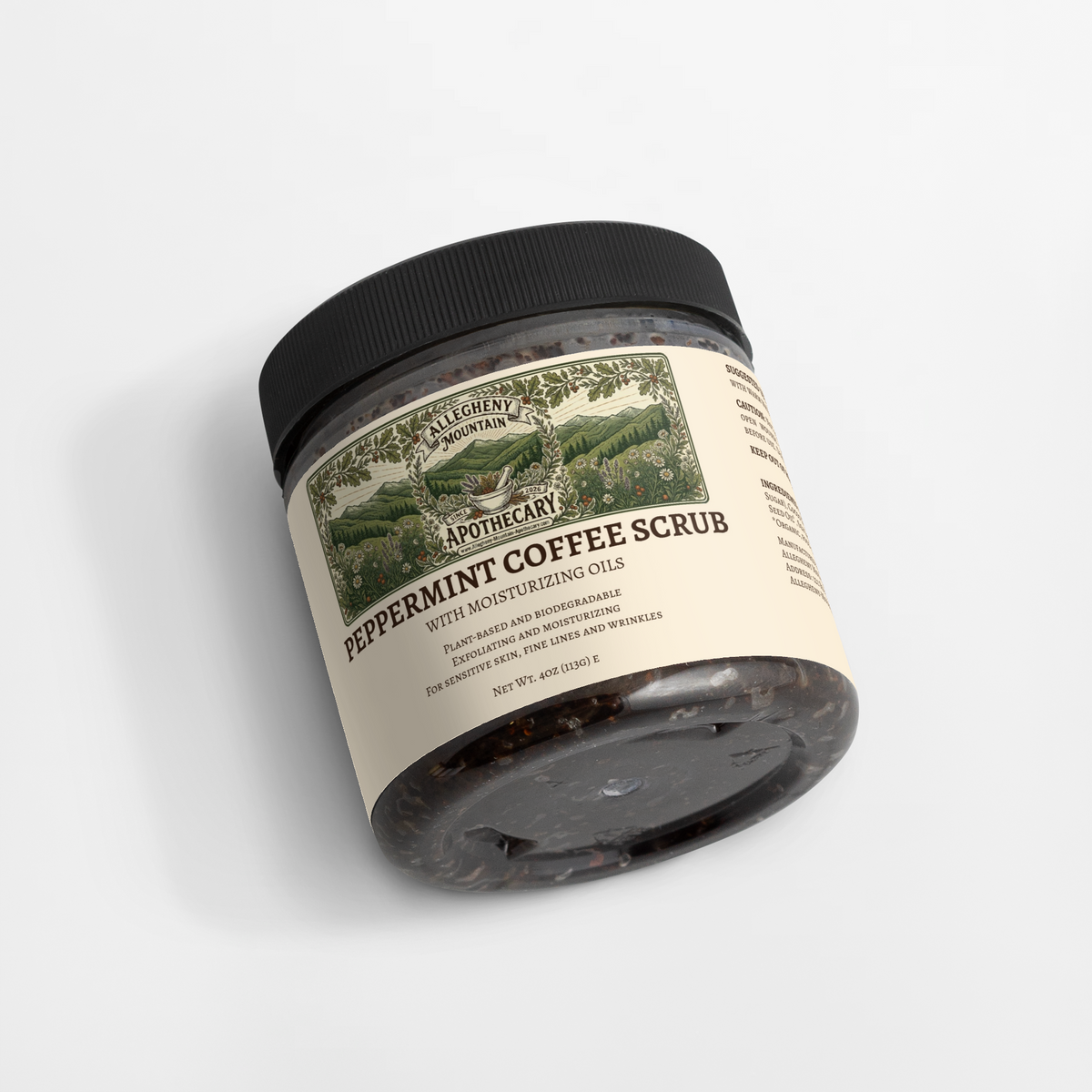 Peppermint Coffee Scrub