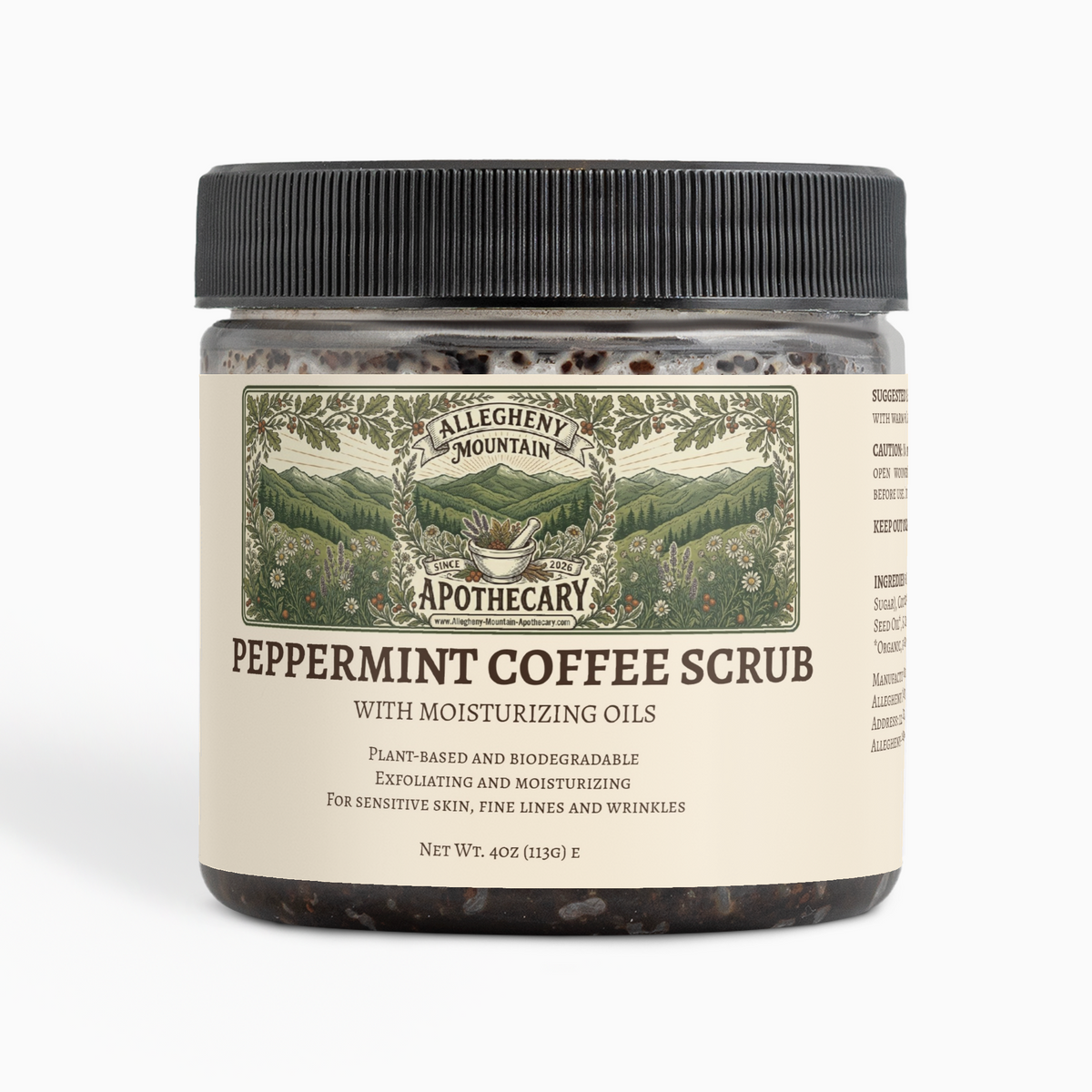Peppermint Coffee Scrub