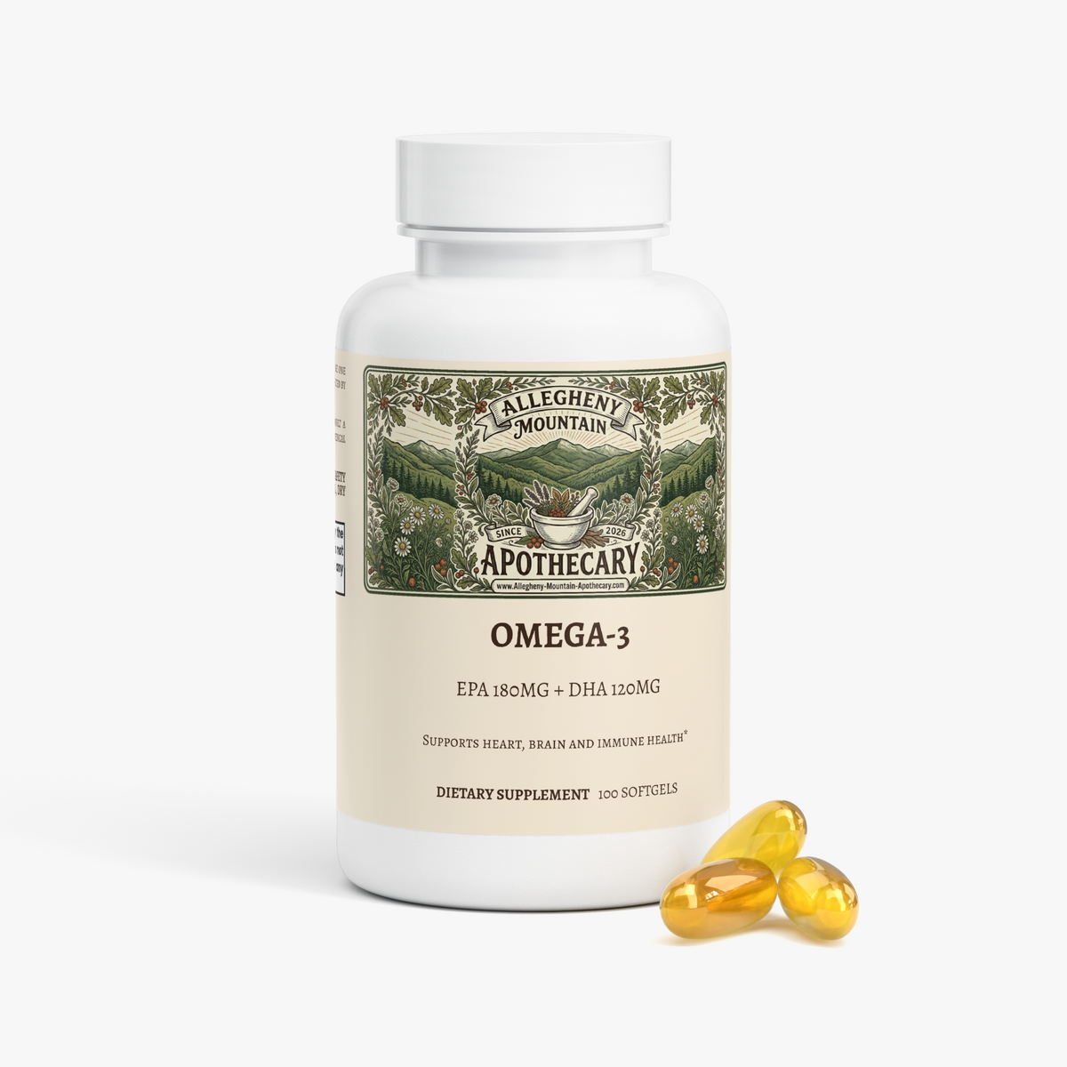 Omega-3 EPA 180mg + DHA 120mg