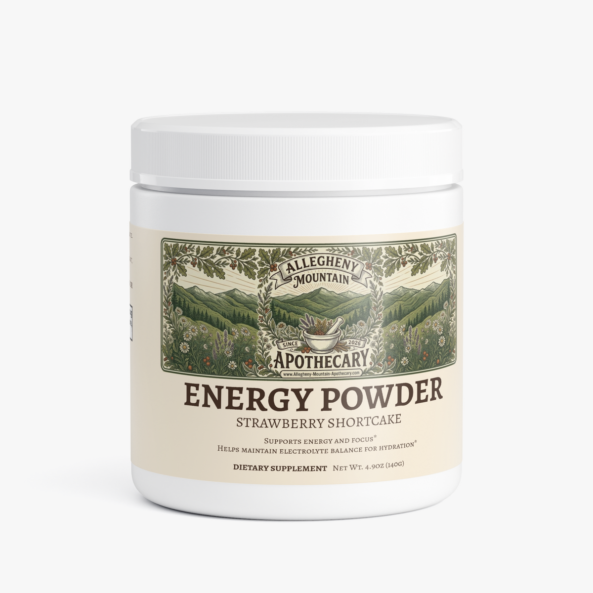 Energy Powder (Strawberry Shortcake)