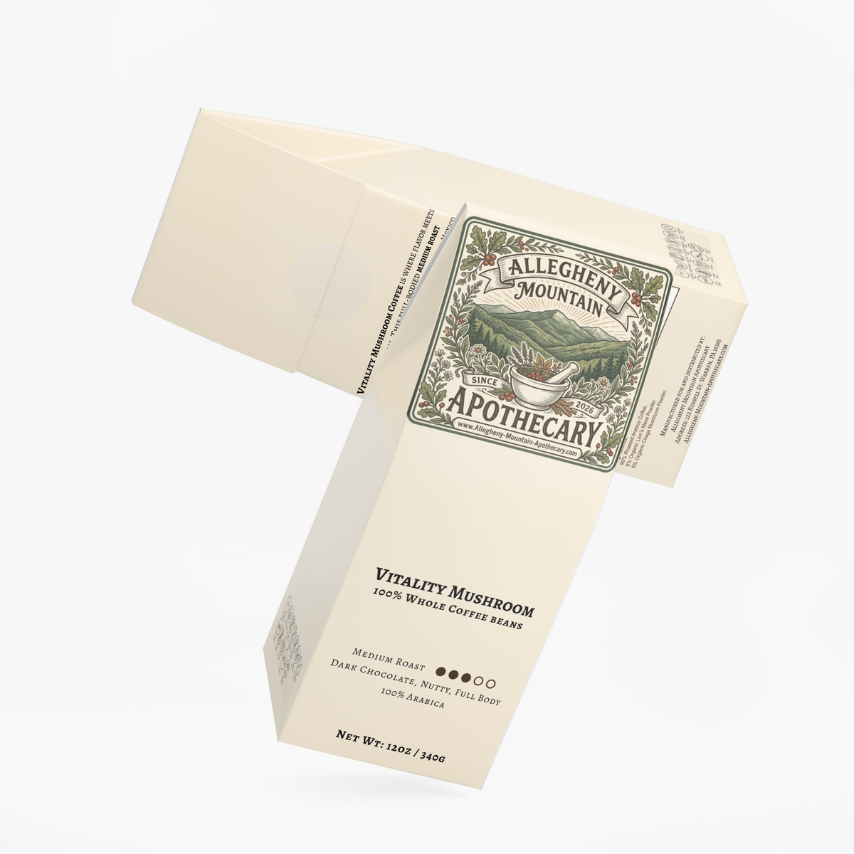 Vitality Mushroom Coffee (Medium Roast)